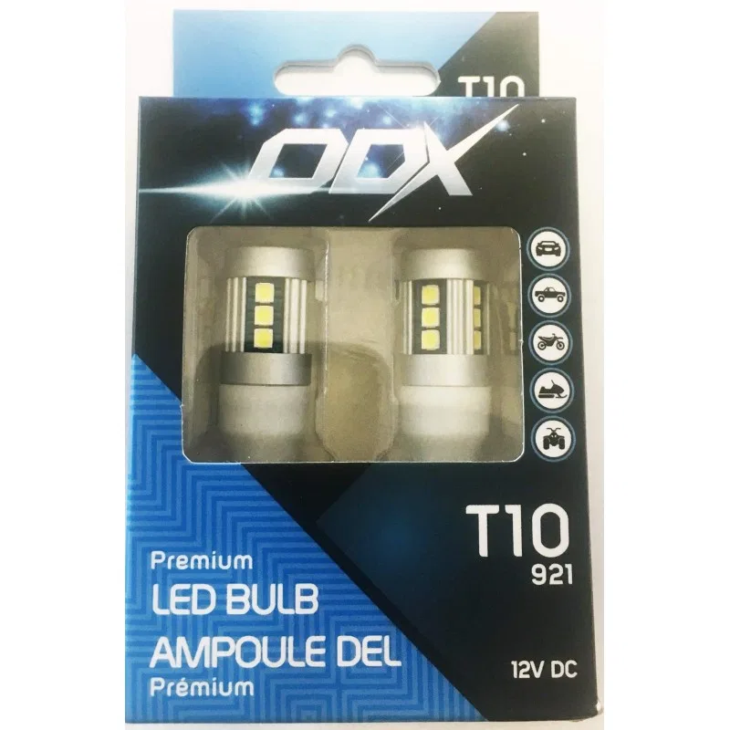 921-A – ODX Backup Light Bulb, 921/ T-10 LED White 9 To 32 Volt Set Of 2
